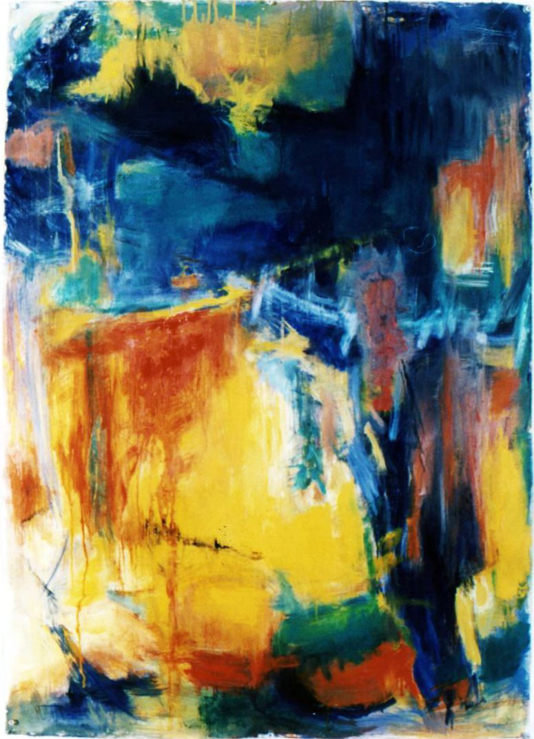 Painting: Sutri (#16) by Eleanor Hilowitz (1913 - 2007).