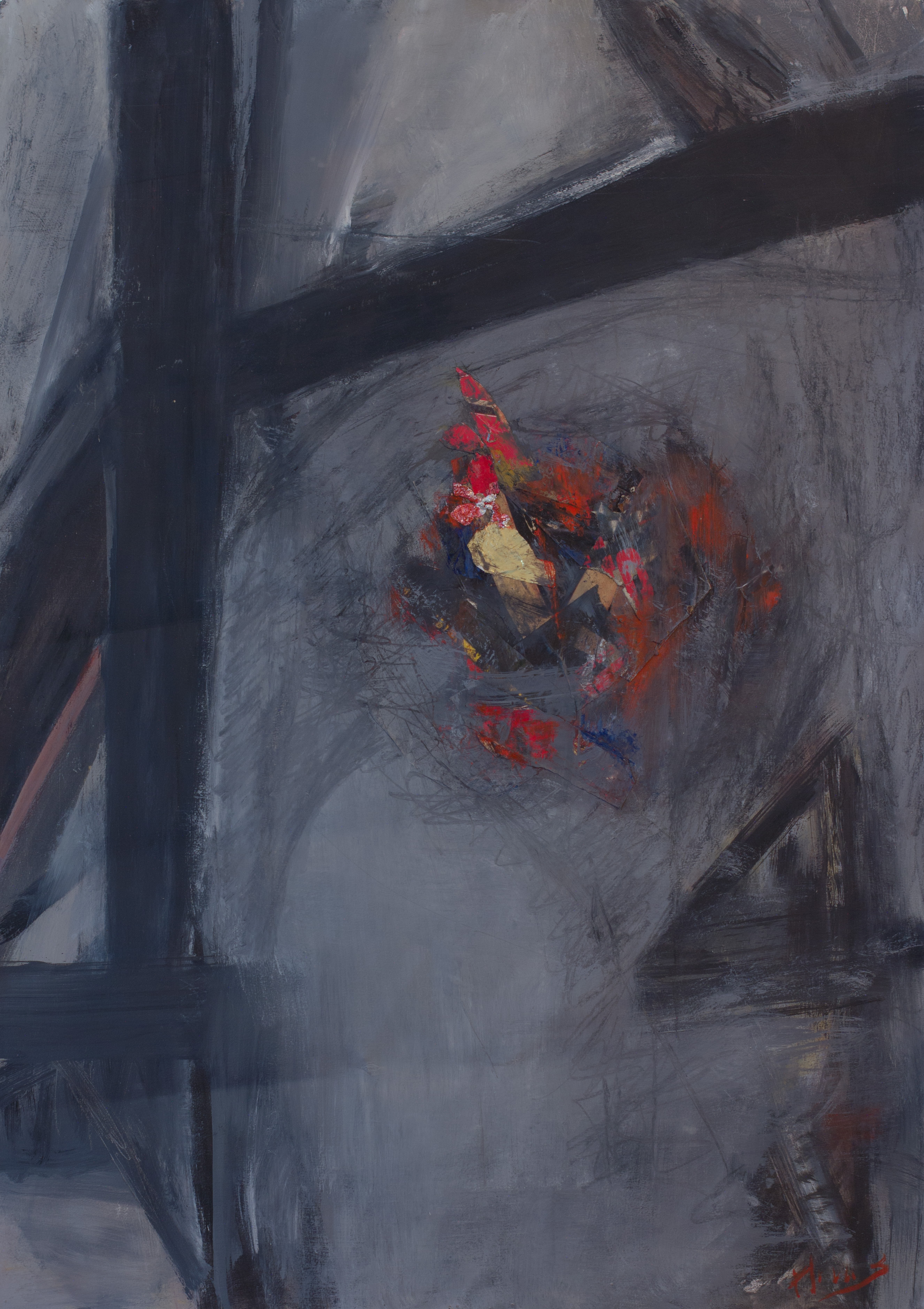 Painting: Nest (#32) by Eleanor Hilowitz (1913 - 2007)