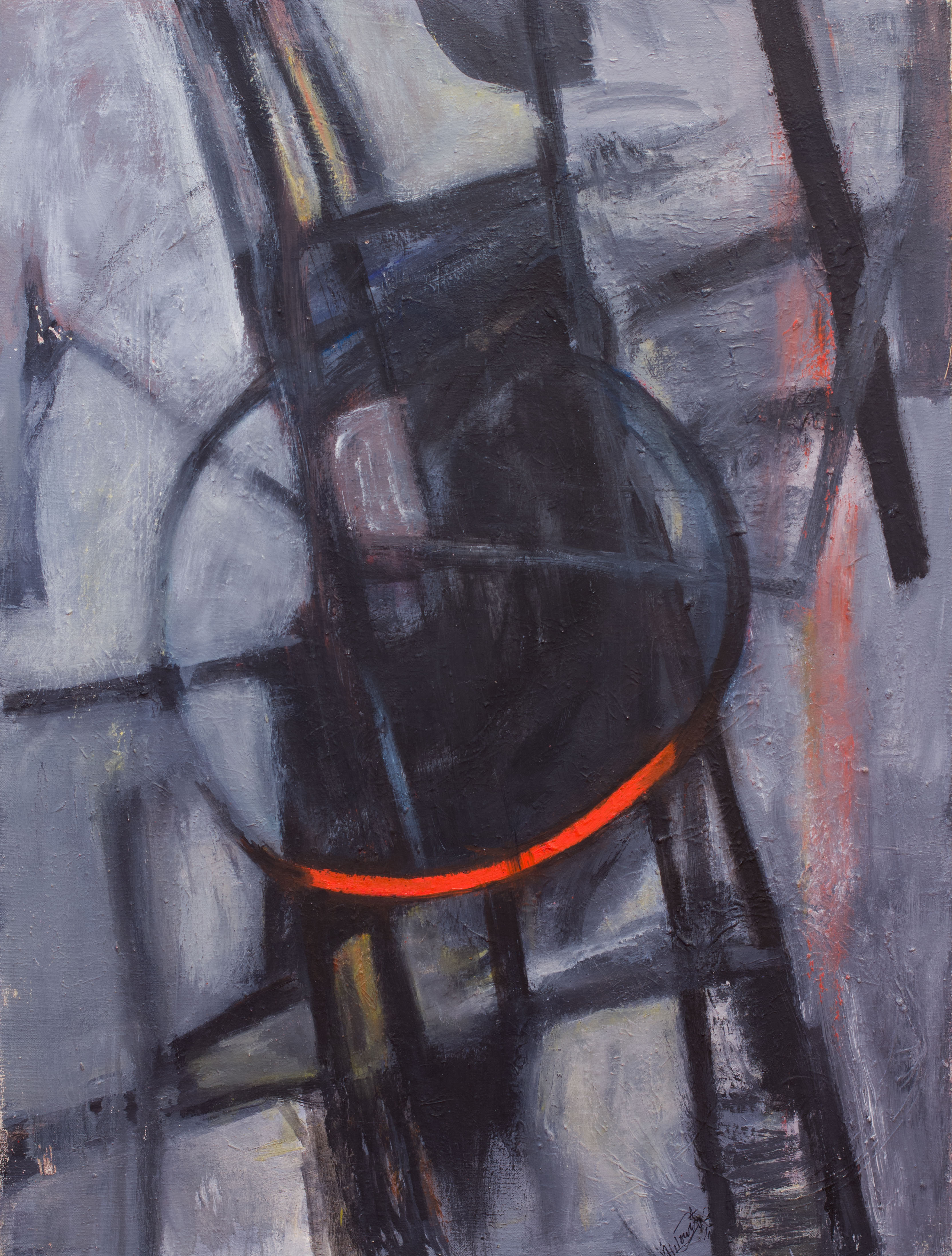 Painting: Circular Motion (#69) by Eleanor Hilowitz (1913 - 2007)