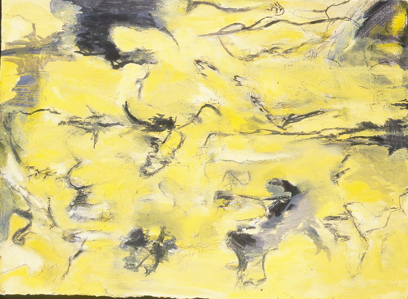 Painting: Yellow (#28) by Eleanor Hilowitz (1913 - 2007)