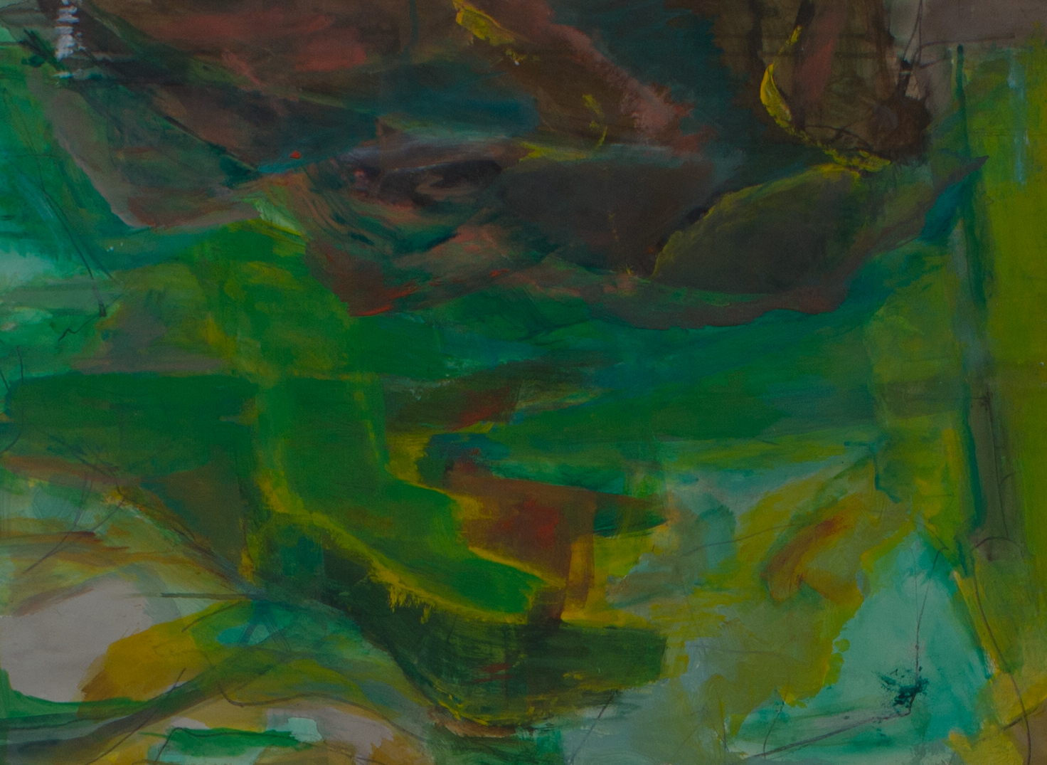 Painting: Untitled (#47) by Eleanor Hilowitz (1913 - 2007)